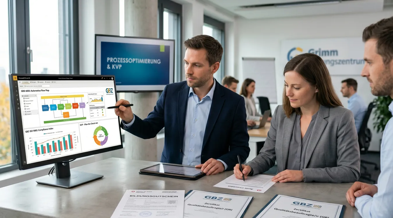 Qualitätsmanagement Weiterbildung mit Bildungsgutschein: Ihre Aufstiegschance im Prozessmanagement